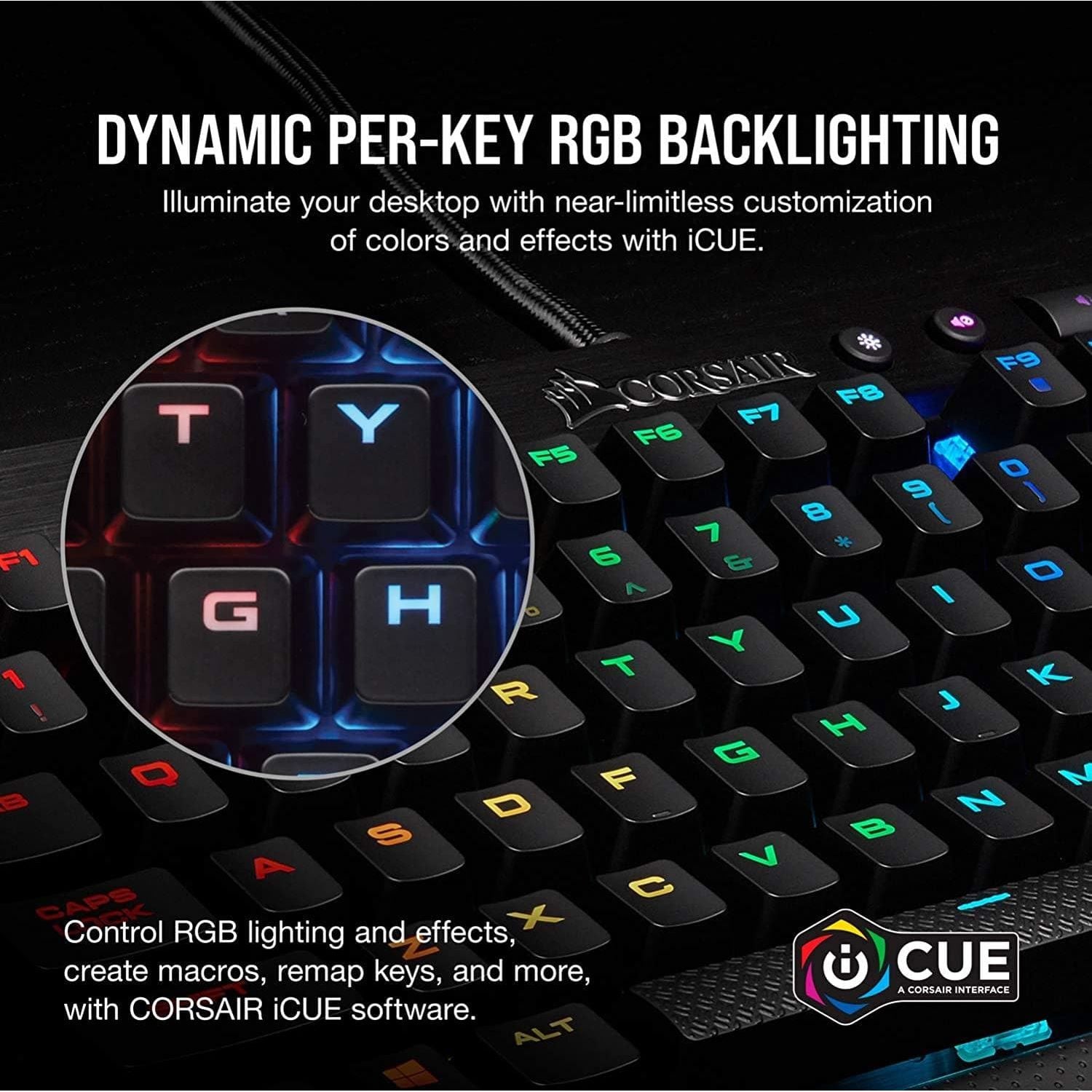 Buy Corsair,Corsair K65 RGB RAPIDFIRE Compact Mechanical Keyboard (CHERRY MX SPEED RGB, Aircraft-Grade Anodised Brushed Aluminium, 10 Keyless Design, Vibrant Multi-Colour LED Backlighting) QWERTY, Black - Gadcet.com | UK | London | Scotland | Wales| Ireland | Near Me | Cheap | Pay In 3 | Keyboards